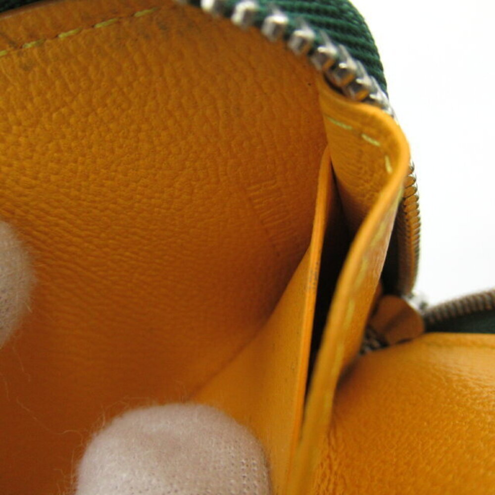 Goyard canvas Wallet green - Picture 7 of 8